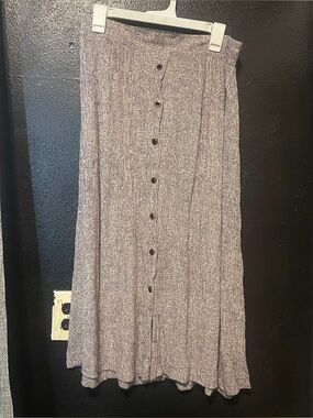 Vintage Panther Women's Size 16 100% Rayon button-down skirt